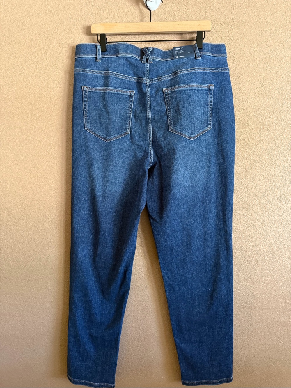 J. Jill Women’s High Rise Straight Leg Jeans Portside Wash Size 18 NWT - Picture 9 of 16